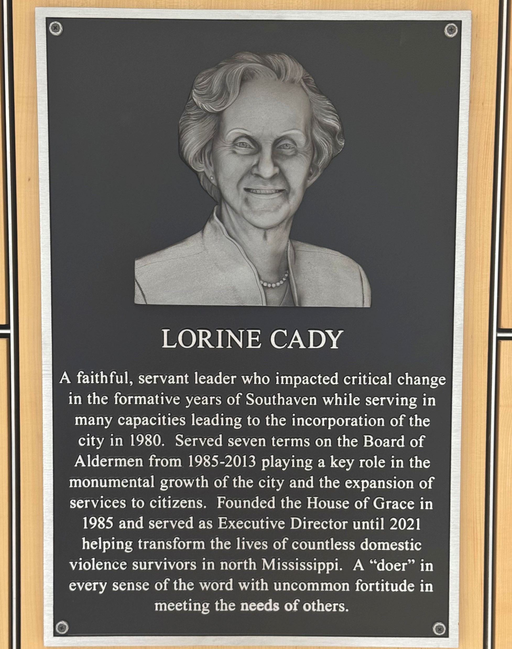 Cady Plaque