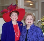 Diana O'Toole with author Haywood Smith at a book signing